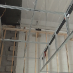 Building Vertical Drywall Ceiling Drops | Suspended Ceiling Drywall ...